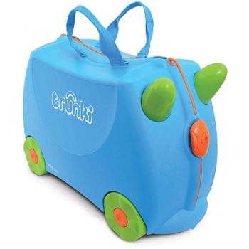Trunki Valise à roulettes à chevaucher Terrance, bleu