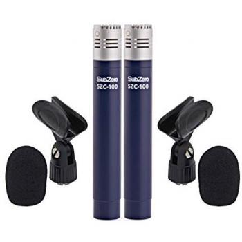 SubZero SZC‑100 Pair of Pencil Condenser Mics