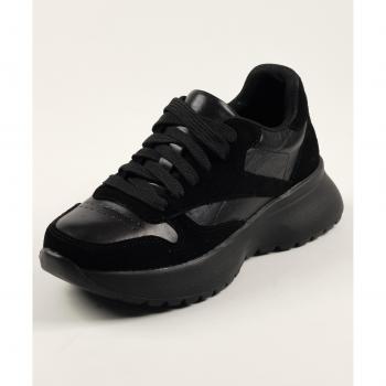 Mujeres Deportivas Kento 861 36 Negro Gamuza