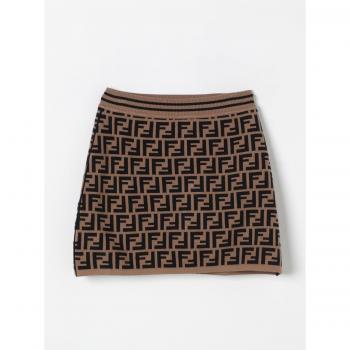 Gonna Fendi Bambino Colore Tabacco Taglia 10