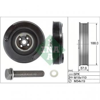 Pulegghe per Albero Motore VW Audi Ford 544 0002 20