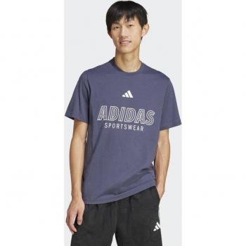 Camiseta Funcional Adidas “House of Tiro” – Navy/Offwhite