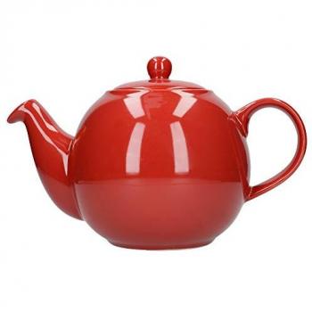 Globe Teapot Red 8 Cup
