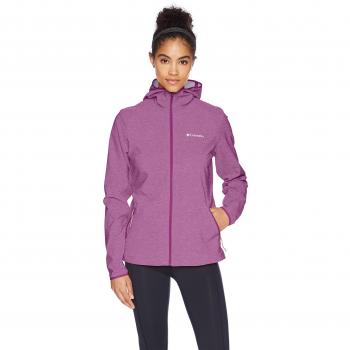 Chaqueta de Capa Superior Columbia Heather Canyon Softshell con Capucha y Aislamiento Hi‑Loft, Intense Violet, talla XS