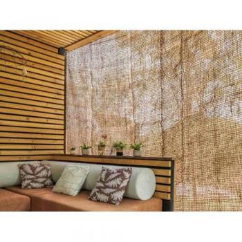 Voile d'ombrage naturel 4 x 3 m