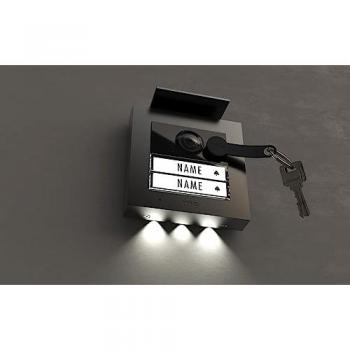 Interphone vidéo filaire RFID anthracite VDV-2020 A
