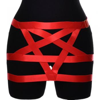 Rave Club Star Pentagram Body Harness