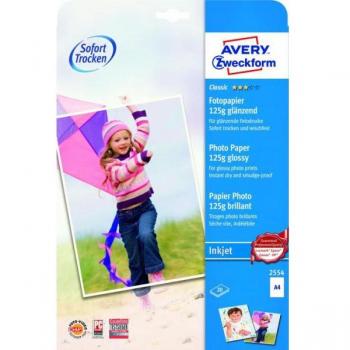 Zweckform 2554 Inkjet-Fotopapier A4 Avery 125g/qm, 20Blatt