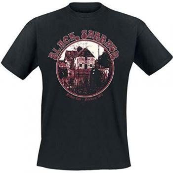 Camiseta de Hombre Black Sabbath Anniversary House en color Negro S