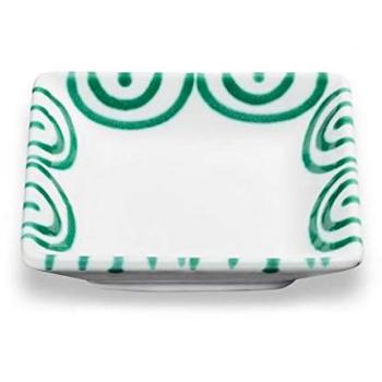 Cerámico Gmundner Verde Flameado, cuenco 11x11 cm
