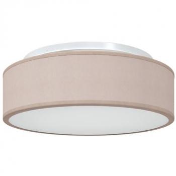 Lámpara techo taupe 38×13,5 cm con tela VidaXL