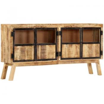 FINESTRE LUSSO – Credenza Marrone e Nera 160x30x80