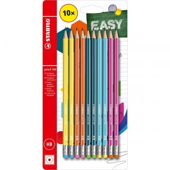Crayons graphite STABILO 160 avec gomme