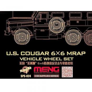 Set di ruote per Cougar 6x6 Meng-Model
