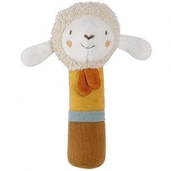 Hochet Mouton en Coton Naturel