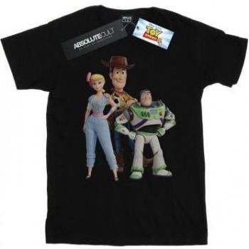Disney Men’s Toy Story 4 Woody & Buzz Graphic Shirt – L White
