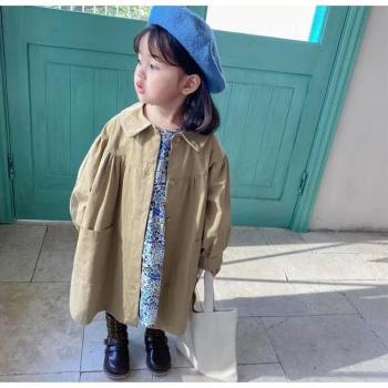 Baumwoll-Windjacke „Lange Graben“ für Mädchen, 2–8 Jahre – Frühlings‑Herbst