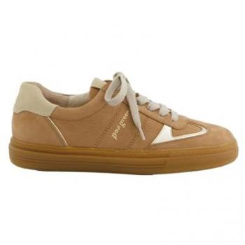Paul Green Sneaker Bassa Argento Marrone Écru Oro