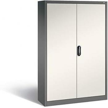 C+P ACURADO Universalschrank, vulkangrau / perlweiß