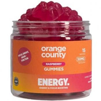 Raspberry Caffeine Power Gummies