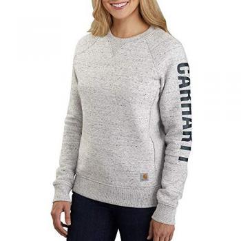 Carhartt Sweat-shirt Clarksburg Graphique dames Gris Blanc taille L
