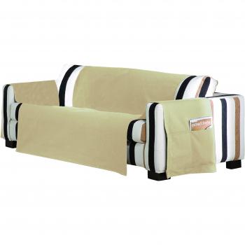 Tissu d'appoint fauteuil Eysa F213851 – Lona liso beige, 38×30×6 cm