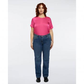 Pantalones Vaqueros Rectos de Mujer