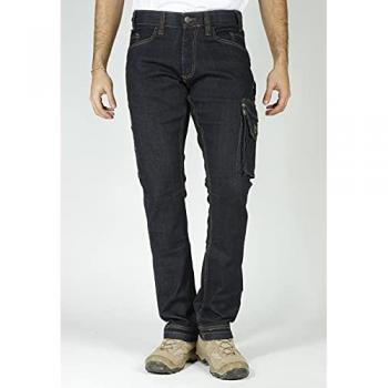 Pantalon de chantier Rica Lewis – Denim brut, taille 42, coupe droite – Stretch & confort – Joba