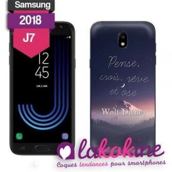Custodia protettiva Samsung Galaxie J7 2018 Pensa Crois Reve Walt