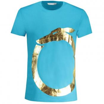Trussardi Men's Light Blue Cotton T-Shirt
