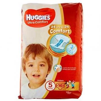 Huggies Ultra Comfort Bas5 16P