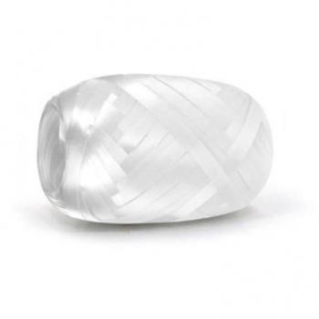Vázací stuha 20m hladká bílá