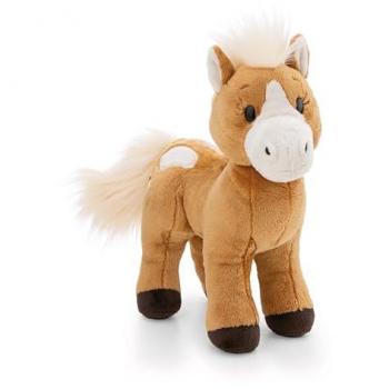 Holly‑Pony 37 cm – Stehendes Kuscheltier Braun, NICI Green (Nr. 62238)