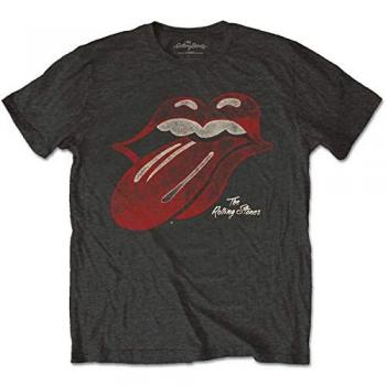 Graues Vtge Tongue Grey T-Shirt von The Rolling Stones – M