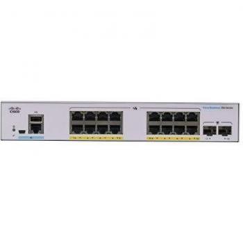 Cisco CBS350 Switch di rete 16 Porte PoE+