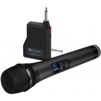 FIFINE Wireless Microphone, Handheld Dynamic Mic System