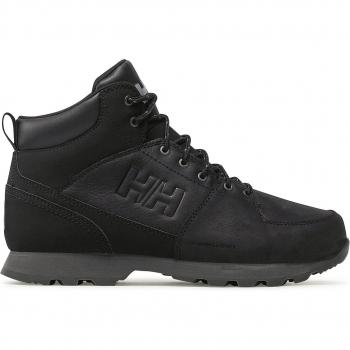 Tsuga Black Leather Casual Boots for Men by Helly Hansen