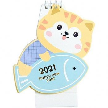 Calendario de Dibujos Animados Kawaii Buey – 12 Meses