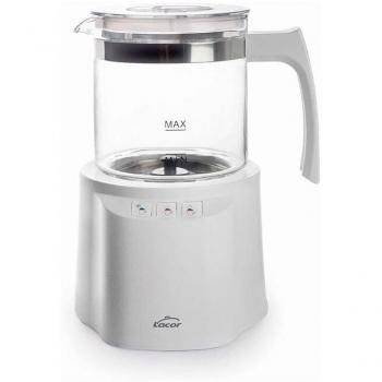 Mousseur à Lait Électrique 3 en 1 250 ml Inox Blanc 3600 W