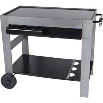 Somagic Perla chariot de jardin plancha, Noir/Gris