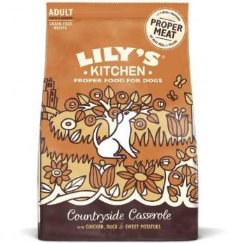 Lilys Kitchen Hundefutter Landhaus-Casserole mit Huhn, Ente & Süßkartoffeln 2,5 kg