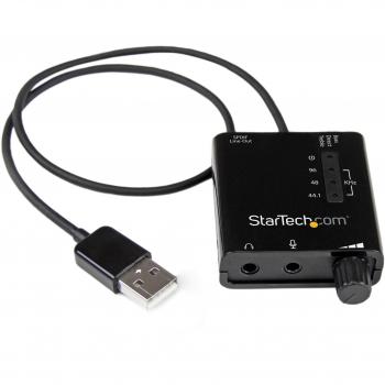 ICUSBAUDIO2D Startech USB Stereo Audio Adapter External Sound Card with SPDIF