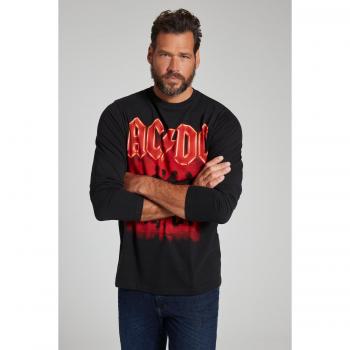 Maglia lunga AC/DC Uomo 5XL Nero Cotone JP1880