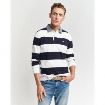 Gant SGIELD Off-White Sweatjacke – Regular Fit, 4XL