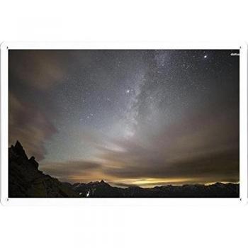 Cartel vintage de metal Starry Sky 20x30cm