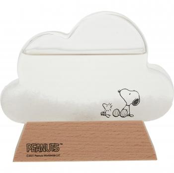 Snoopy Verre Tempête Ciel P5 H11cm