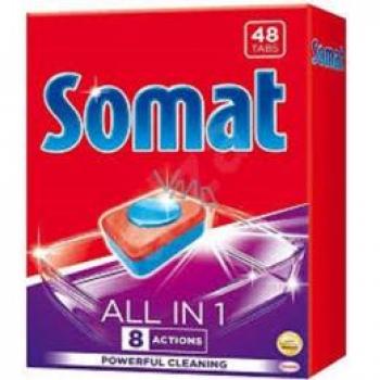 Somat All In 1 8 Actions tablety do myčky (kyselina citronová) 48 kusů
