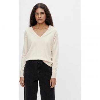 Sandshell Melange V Neck Sweater