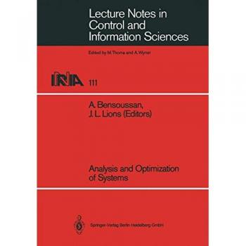 Analysis and Optimization of Systems