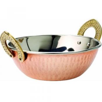 Utopia Copper Serving Kadai 6